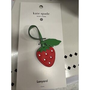 Strawberry‎ Bag Charm Lanyard kate spade new york x Target New!